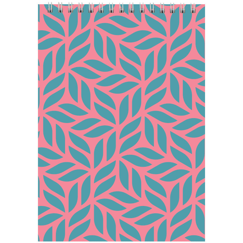 Spiralnotizbuch Axent D8012-05, А5, 48 Blatt, kariert, rosa