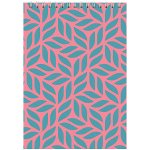 Spiral notebook Axent D8012-05, А5, 48 sheets, squared, pink