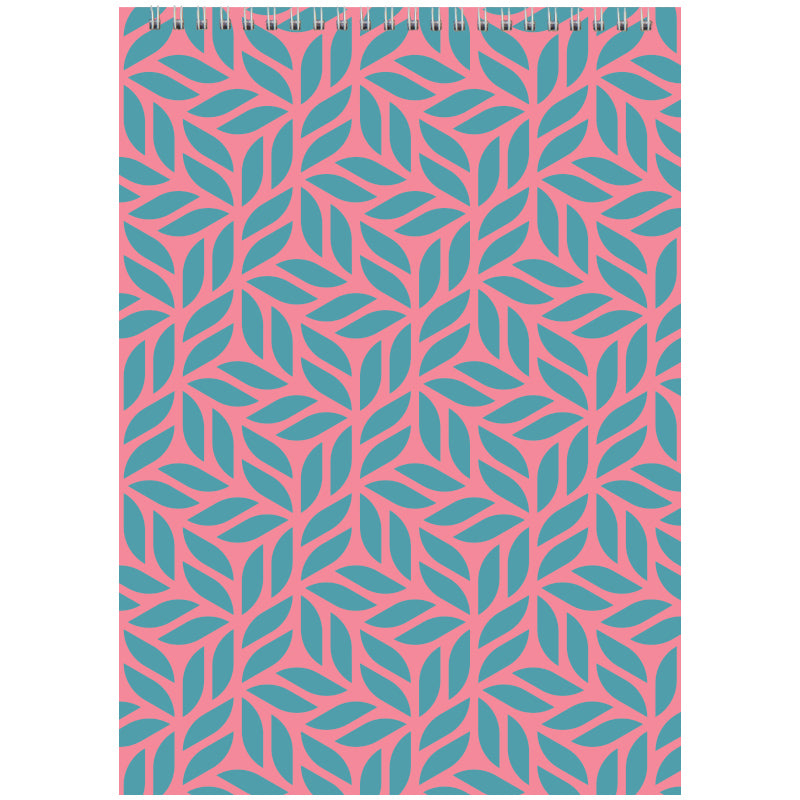 Spiralnotizbuch Axent D8013-05, А4, 48 Blatt, kariert, rosa