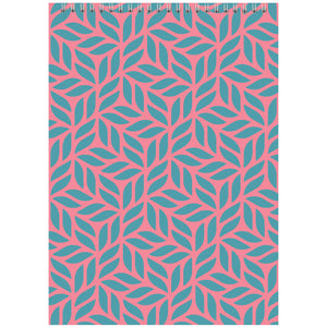 Spiralnotizbuch Axent D8013-05, А4, 48 Blatt, kariert, rosa