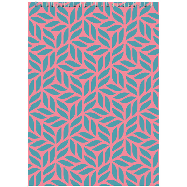 Spiralnotizbuch Axent D8013-05, А4, 48 Blatt, kariert, rosa