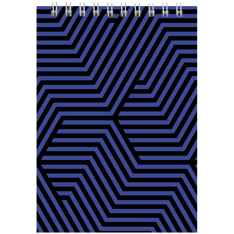 Spiralnotizbuch Axent D8011-06, А6, 48 Blatt, kariert blau