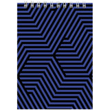 Spiralnotizbuch Axent D8011-06, А6, 48 Blatt, kariert blau