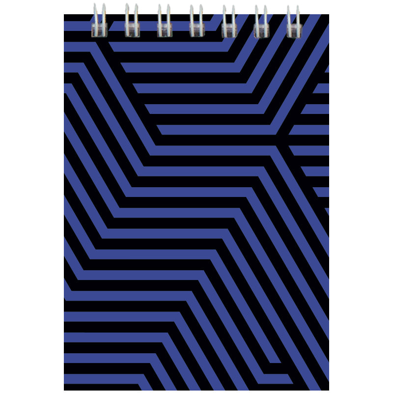 Spiralnotizbuch Axent D8014-06, А7, 48 Blatt, kariert, blau