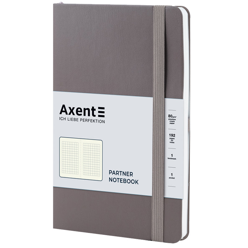 Notizbuch Axent Partner Soft Earth Colors 8620-01-A, 125x195 mm, 96 Blatt, braun