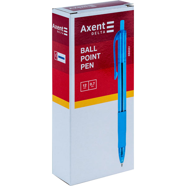Automatik-Kugelschreiber Axent Delta DB2031-02, 0.7 mm, blau
