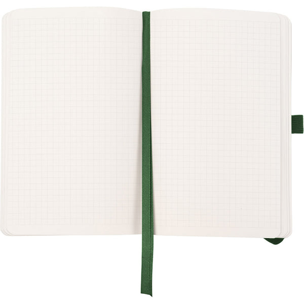 Notizbuch Axent Partner Soft Skin Tryzub 8616-23-3-A, 125x195 mm, 96 Blatt, Zelle, dunkelgrün