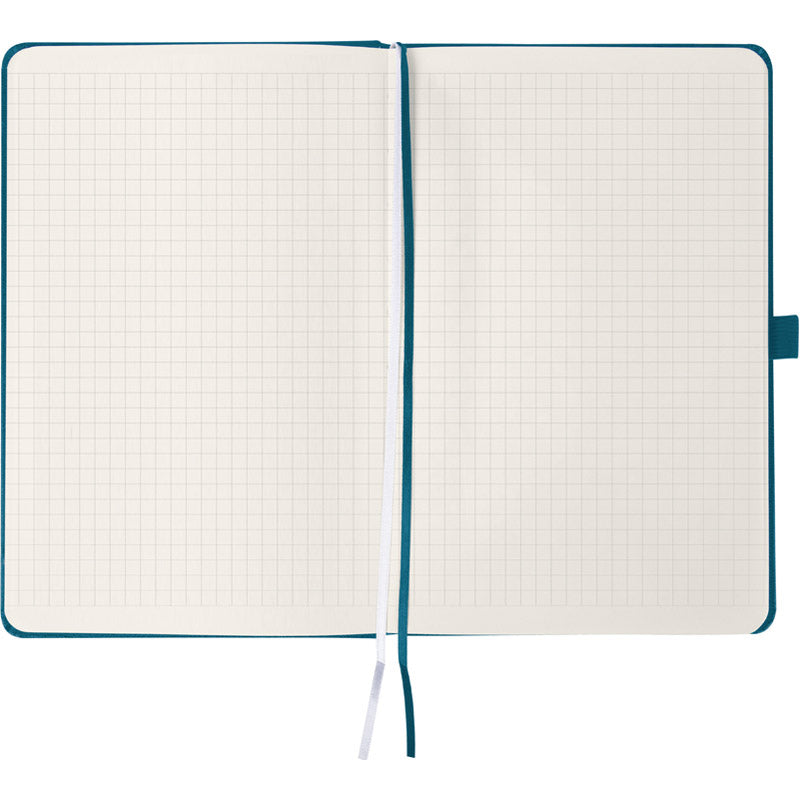 Notizbuch Axent Partner Tryzub 8201-47-3-A, 125x195 mm, 96 Blätter, Zelle, blau