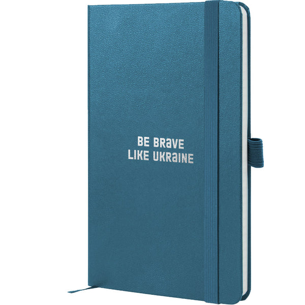 Notizbuch Axent Partner Brave 8201-47-1-A, 125x195 mm, 96 Blätter, Zelle, blau