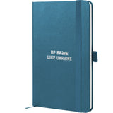 Notizbuch Axent Partner Brave 8201-47-1-A, 125x195 mm, 96 Blätter, Zelle, blau
