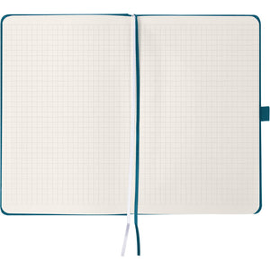Notizbuch Axent Partner Brave 8201-47-1-A, 125x195 mm, 96 Blätter, Zelle, blau