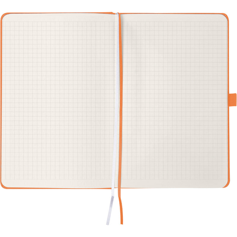 Notizbuch Axent Partner Glory 8201-42-4-A, 125x195 mm, 96 Blätter, Zelle, Pfirsich