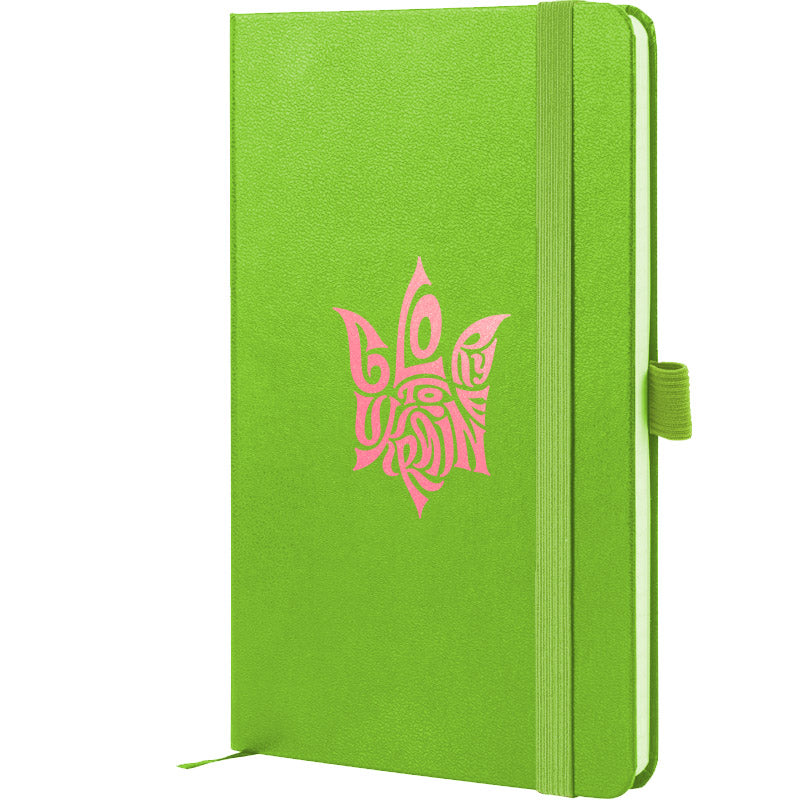 Notizbuch Axent Partner Glory 8201-04-4-A, 125x195 mm, 96 Blatt, Zelle, hellgrün