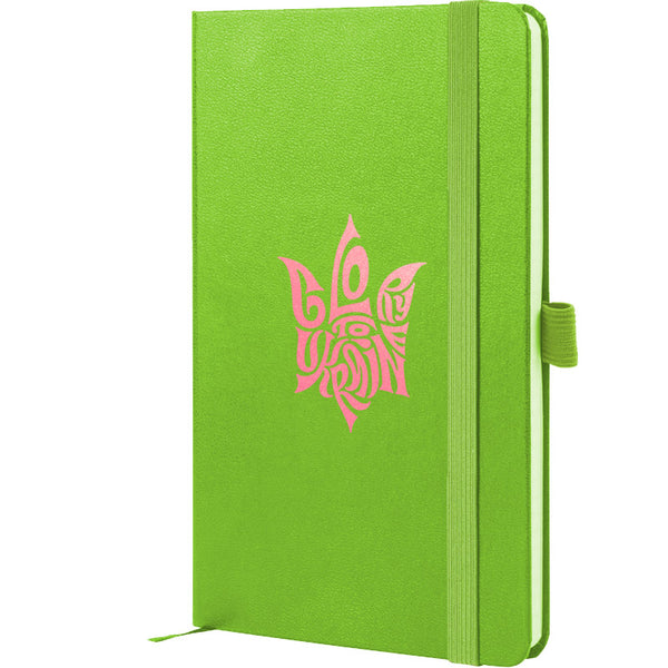 Notebook Axent Partner Glory 8201-04-4-A, 125x195 mm, 96 sheets,  squared, light green