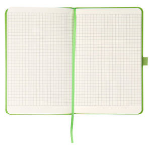 Notebook Axent Partner Glory 8201-04-4-A, 125x195 mm, 96 sheets,  squared, light green