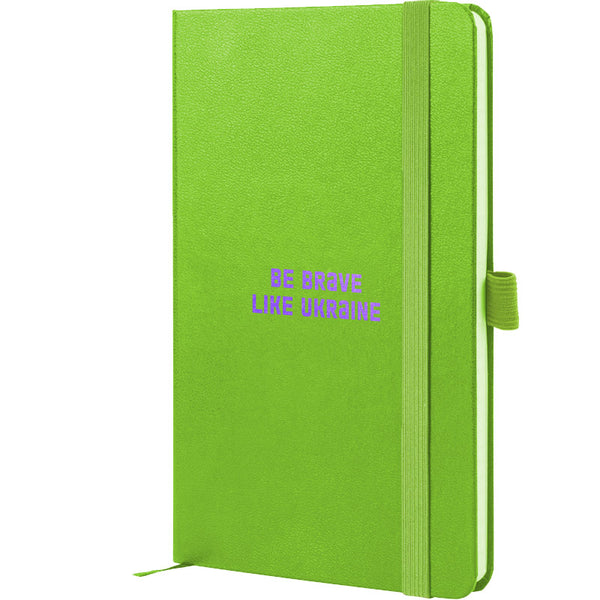Notebook Axent Partner Brave 8201-04-1-A, 125x195 mm, 96 sheets,  squared, light green