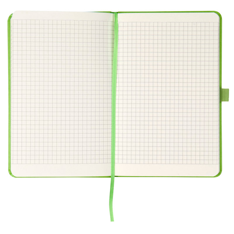 Notizbuch Axent Partner Brave 8201-04-1-A, 125x195 mm, 96 Blatt, Zelle, hellgrün