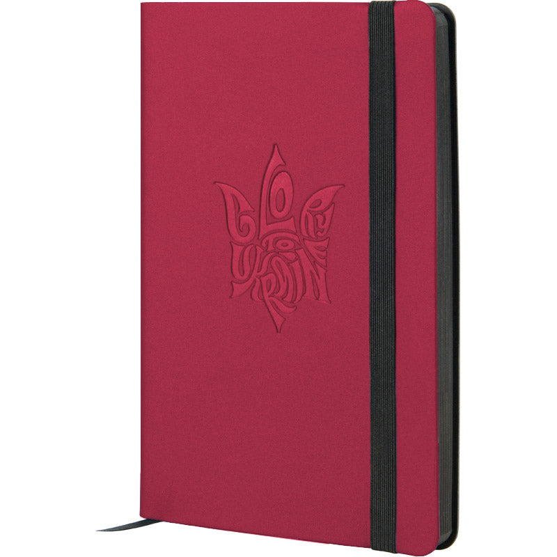 Notizbuch Axent Partner Soft Glory 8206-05-3-A, 125x195 mm, 96 Blatt, Zelle, rot