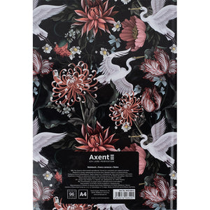 Notizbuch Axent Birds&Flowers-2 8422-569-A, А4, 96 Blatt, kariert