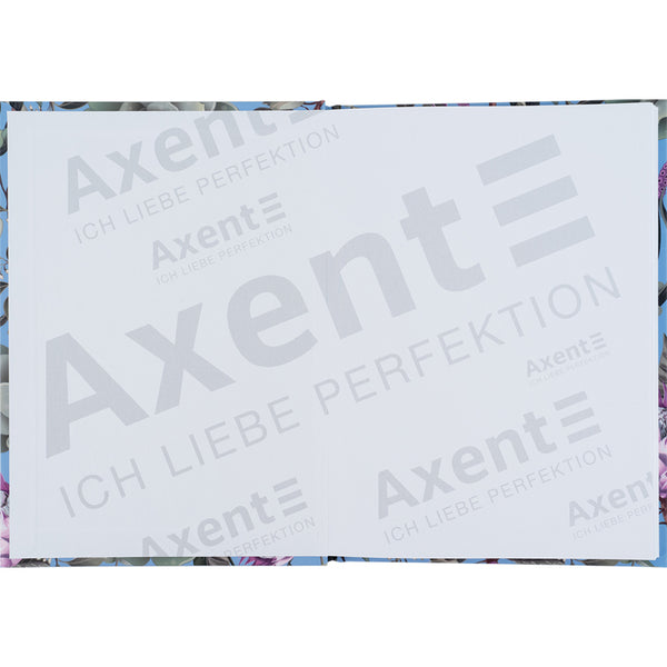 Notizbuch Axent Bloom 8456-2-A, А5, 96 Blatt, kariert, lichtblau