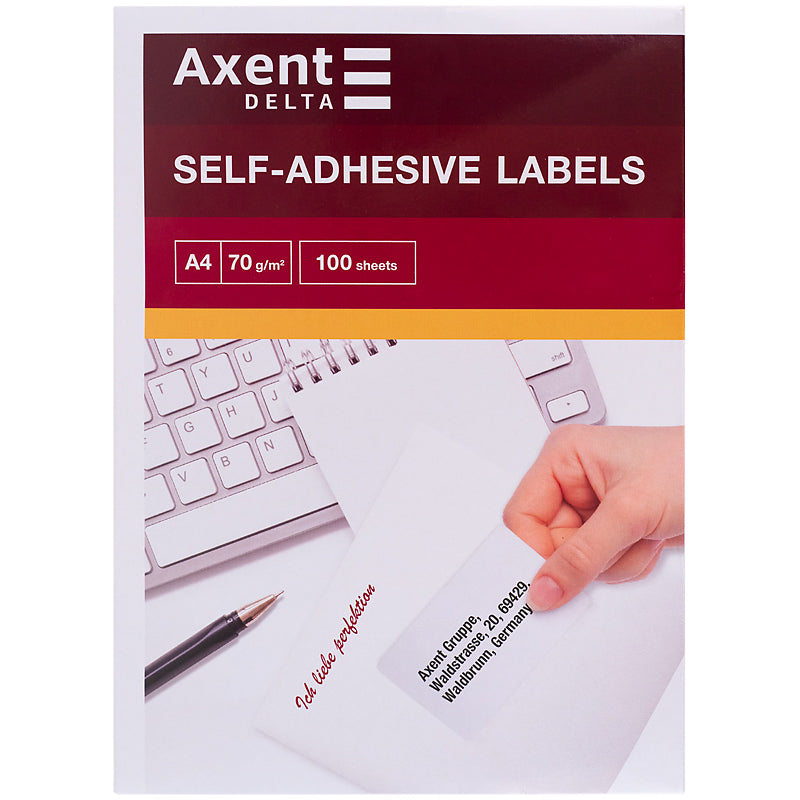 Delta Label Labels with adhesive layer Delta D4461-A, A4, 105x148,5 mm, 4pcs/sheet ...