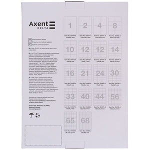 Etiketten Delta D4467-A, selbstklebend A4, 70x5,4 mm, 33St./Bl.