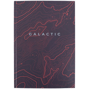 Notizbuch Earth Colors 8422-576-A, A4, 96 Blätter, Zelle, Galactic