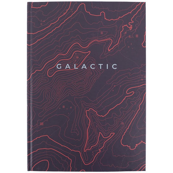 Notizbuch Earth Colors 8422-576-A, A4, 96 Blätter, Zelle, Galactic