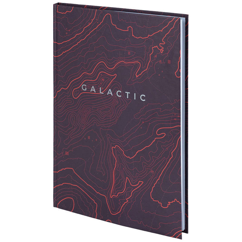 Notebook Earth Colors 8422-576-A, A4, 96 sheets,  squared, Galactic