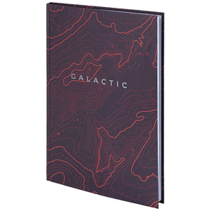 Notizbuch Earth Colors 8422-576-A, A4, 96 Blätter, Zelle, Galactic
