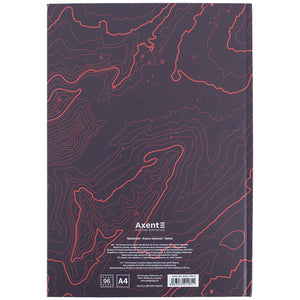 Notizbuch Earth Colors 8422-576-A, A4, 96 Blätter, Zelle, Galactic