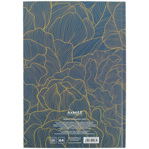 Notebook Earth Colors 8422-578-A, A4, 96 sheets,  squared, Flowers