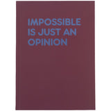 Notizbuch Impossible 8458-1-A, A5, 96 Blätter, Zelle, Hardcover