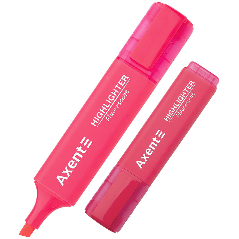 Marker Axent Highlighter 2537-10-A, 1-5 mm, keilförmig, rosa