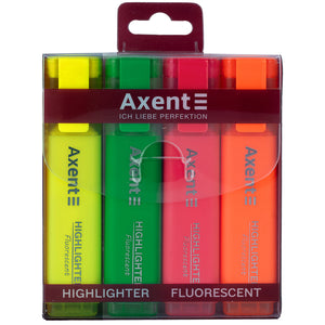 Marker Axent Highlighter 2537-40-A, 1-5 mm, set