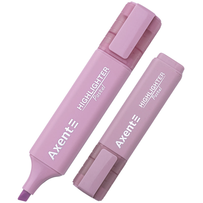 Marker Axent Highlighter 2537-36-A, 1-5 mm, keilförmig, pastell-lavendel
