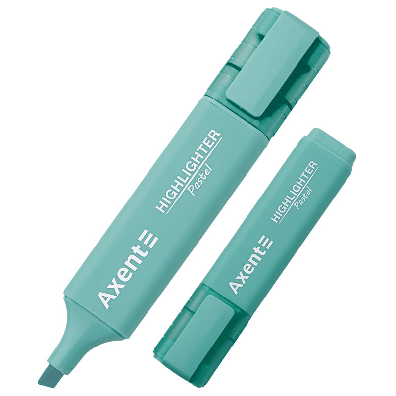 Marker Axent Highlighter 2537-09-A, 1-5 mm, keilförmig, pastelltürkis