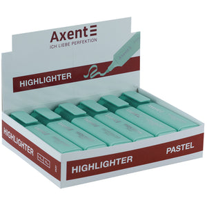 Marker Axent Highlighter 2537-09-A, 1-5 mm, keilförmig, pastelltürkis