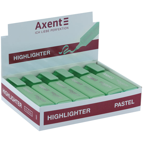 Marker Axent Highlighter 2537-18-A, 1-5 mm, keilförmig, pastell mint
