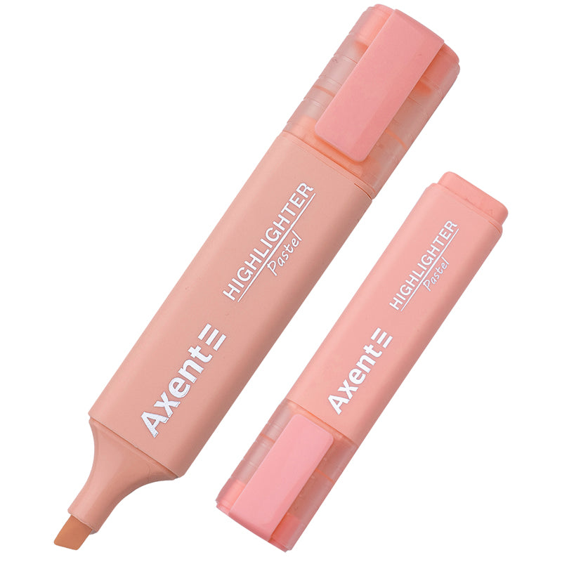 Marker Axent Highlighter 2537-24-A, 1-5 mm, keilförmig, pastellrosa