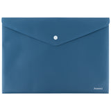 Folder with button Axent Earth colors 1412-05-A, A4, blue