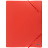 Folder with elastic bands Axent Earth colors 1504-11-A, A4, coral