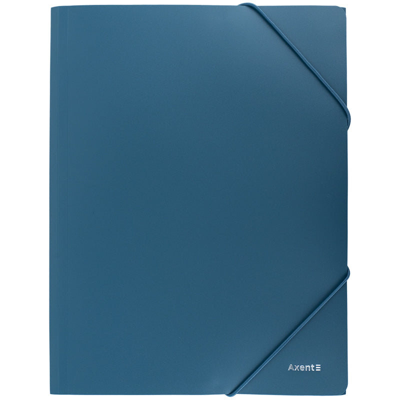 Folder with elastic bands Axent Earth colors 1504-12-A, A4, blue