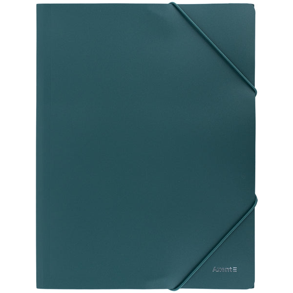 Folder with elastic bands Axent Earth colors 1504-13-A, A4, green