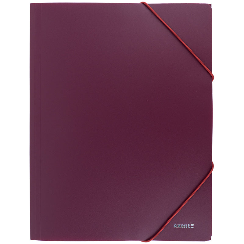 Folder with elastic bands Axent Earth colors 1504-14-A, A4, burgundy