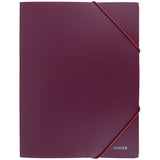 Folder with elastic bands Axent Earth colors 1504-14-A, A4, burgundy