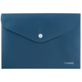 Knopfmappe Axent Erdfarben 1522-29-A, A5, blau