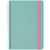 Spiral notebook Axent 8460-1-A, A5, 120 sheets, squared, hard cover, mint