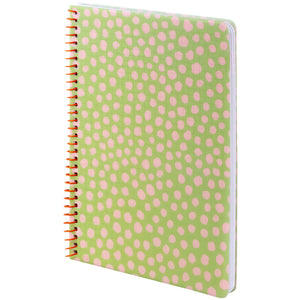 Spiral notebook Axent 8462-1-A, A5, 80 sheets, squared, plastic cover, light green