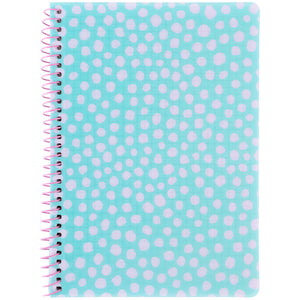 Spiral notebook Axent 8462-2-A, A5, 80 sheets, squared, plastic cover, blue